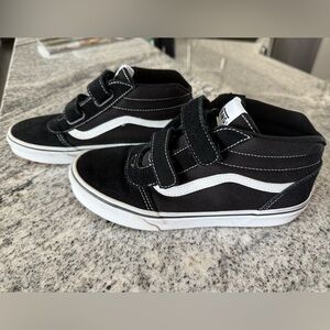 Vans Kids Black and White Sneakers